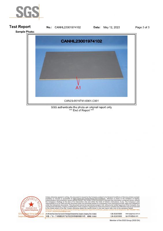 2023SGS狗万家居检测报告英文版